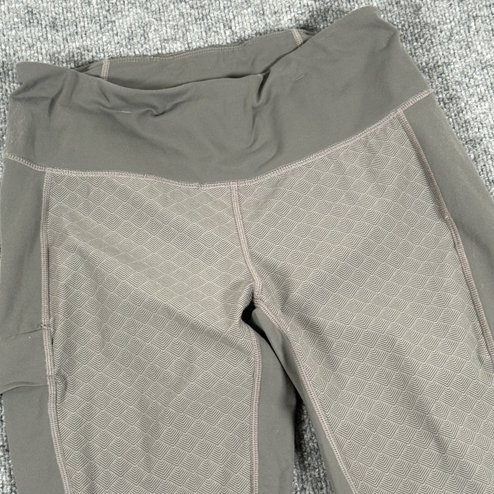 Kuhl Pants Womens‎ Medium Gray Patterned High Rise Leggings Yoga Hiking Outdoors